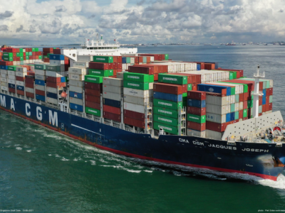 Could CMA CGM surpass Maersk and become the  world's second-largest shipping line? 