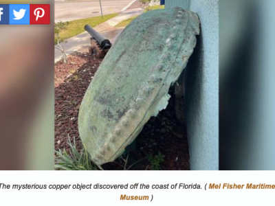 Unidentified Object Off U.S. Coast: A 17th-Century Submersible?