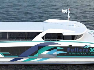 Auckland's first electric hybrid ferry